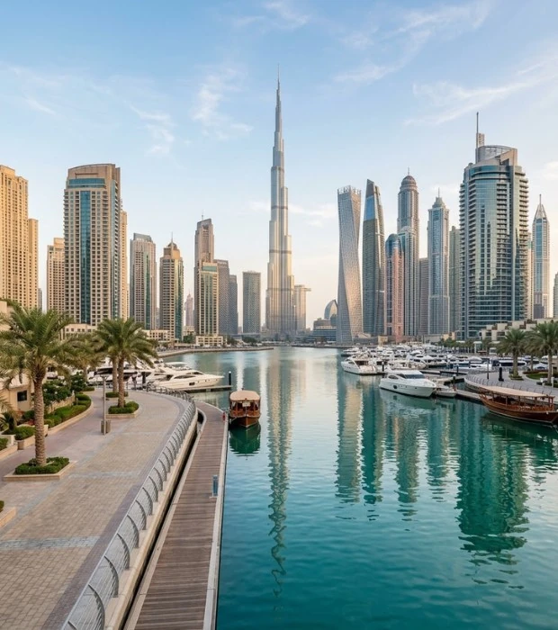 Dubai skyline and luxury experiences