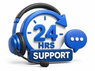 24 Hours Support
