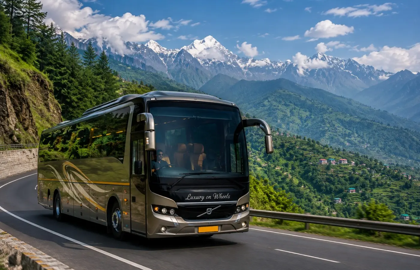 Budget tour bus travel