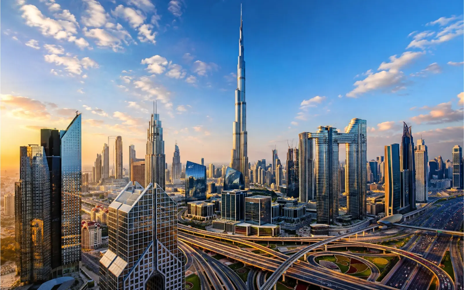 Dubai city skyline