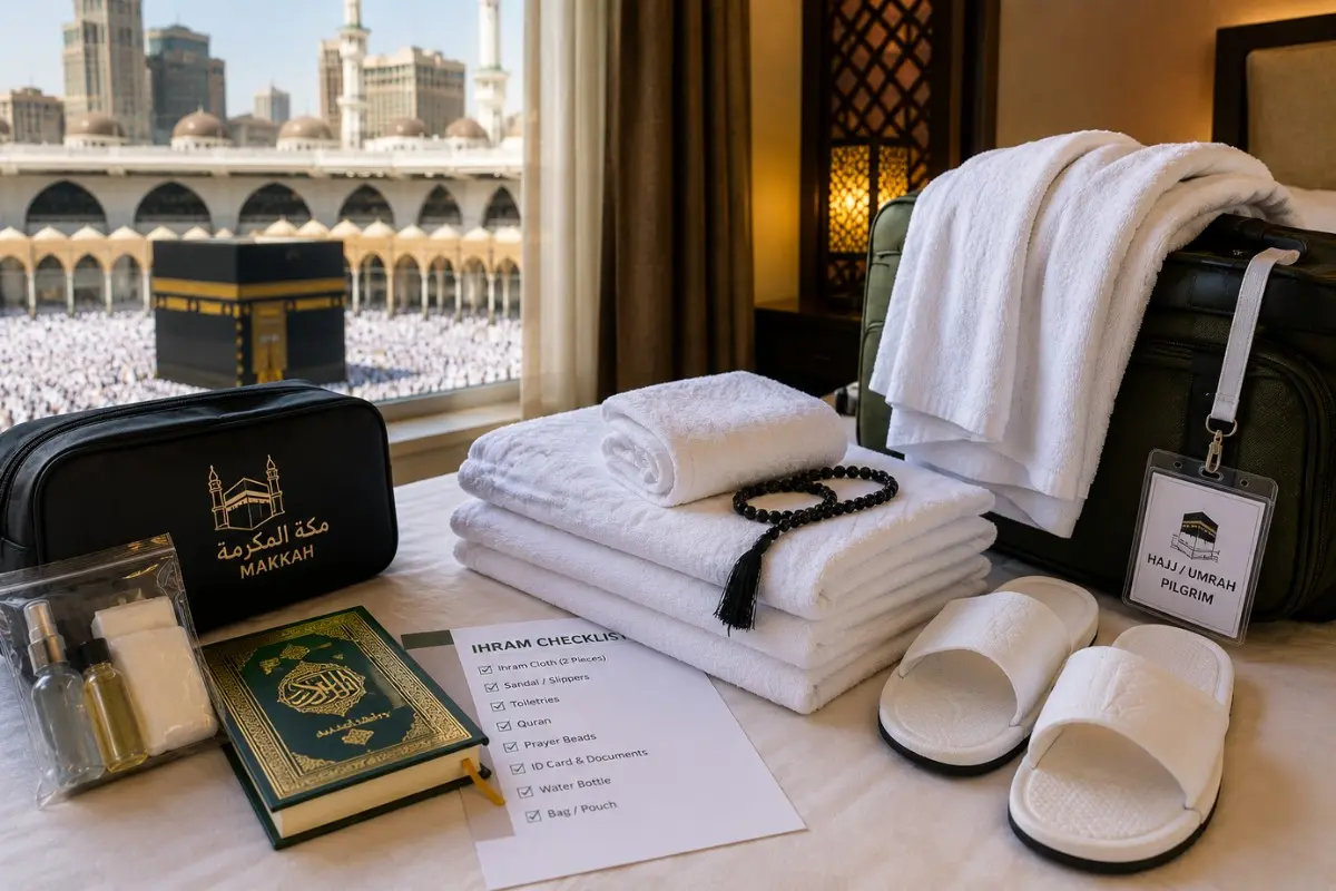 Ihram Clothing Preparation Makkah