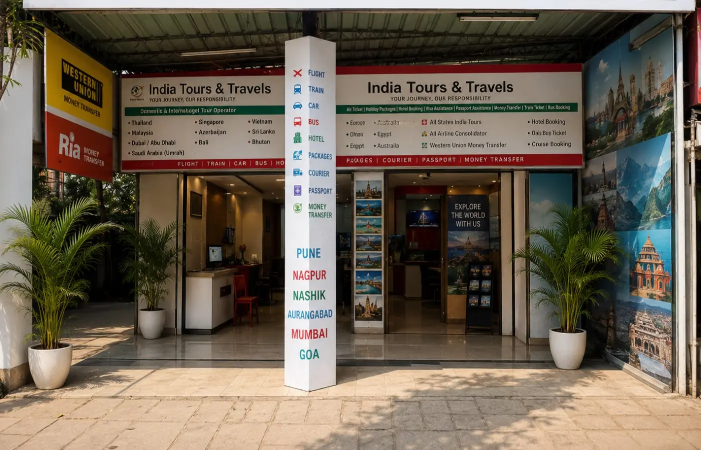 India Tours & Travels office
