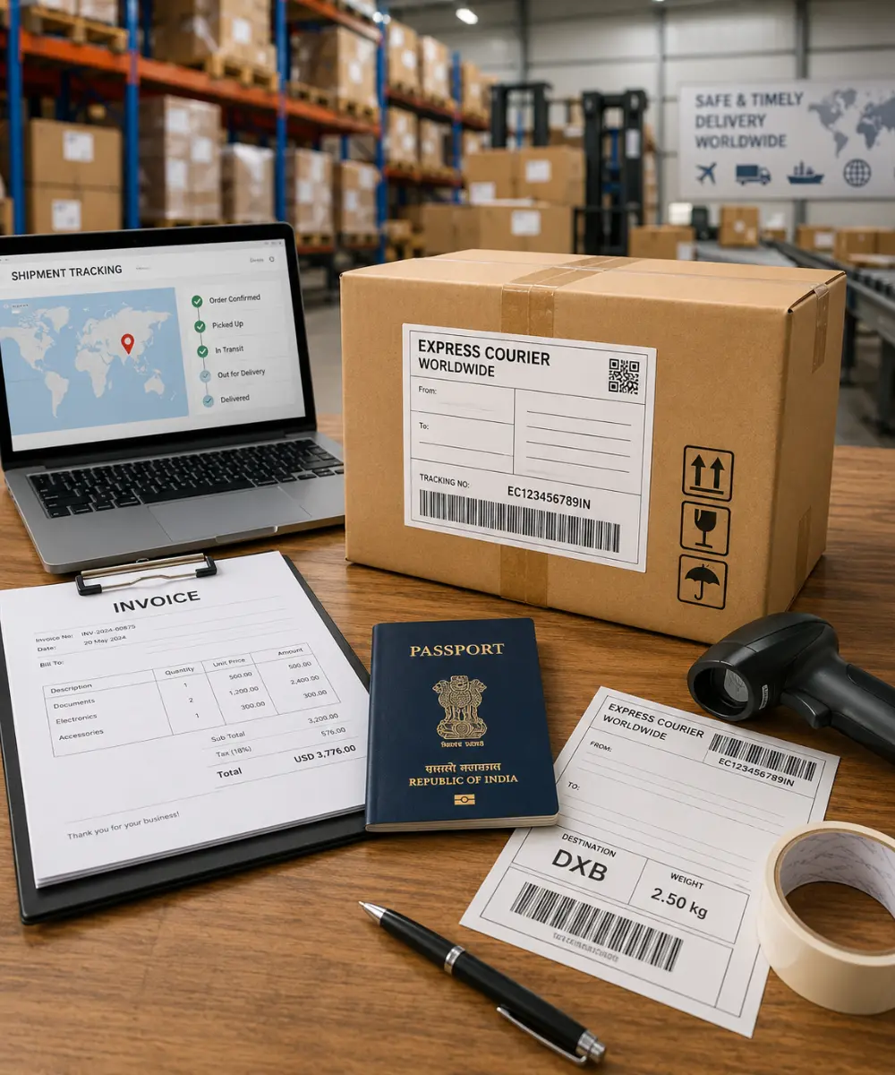 Courier documents
