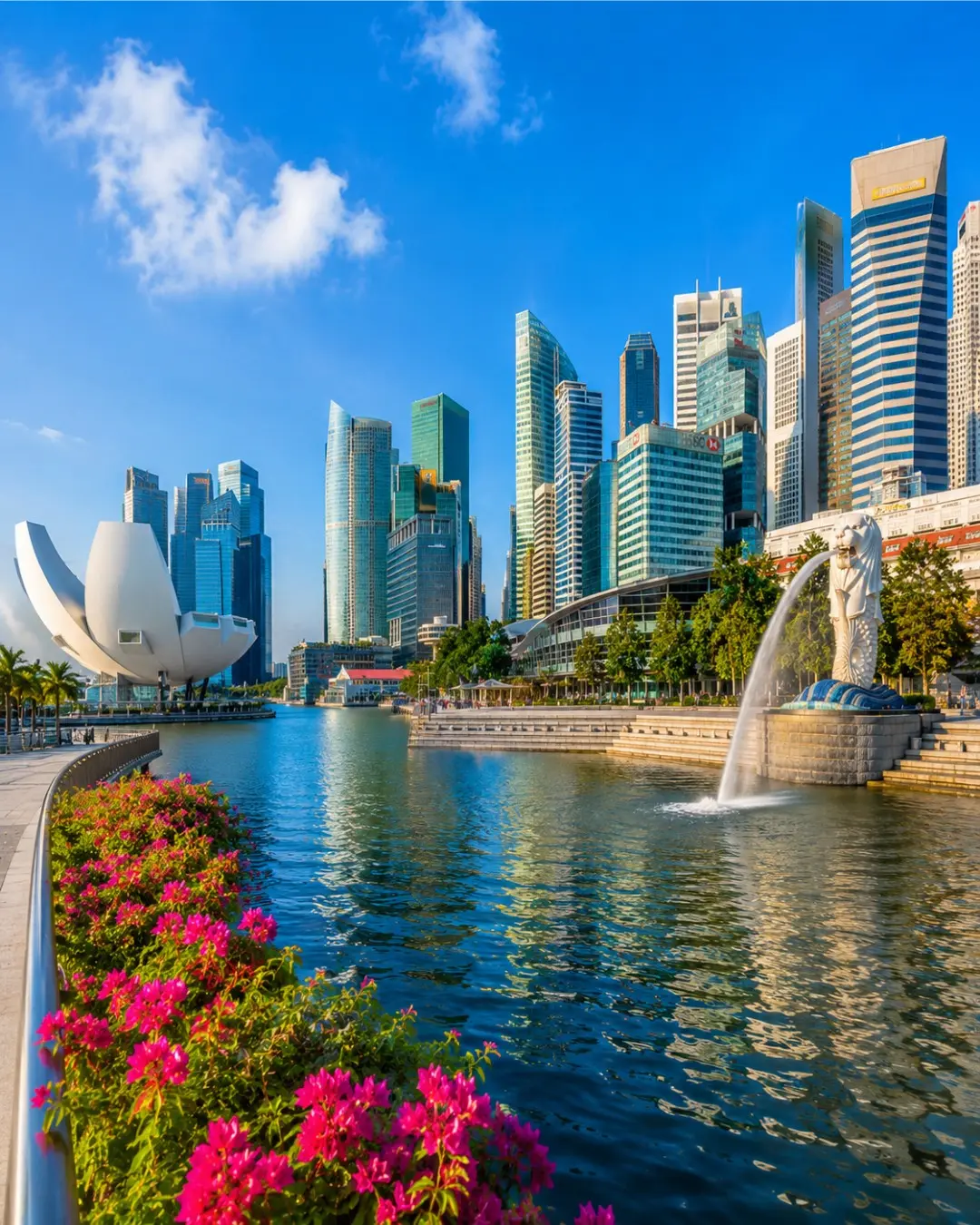 Singapore city skyline