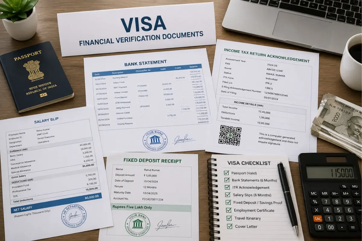 Visa Financial Verification Documents